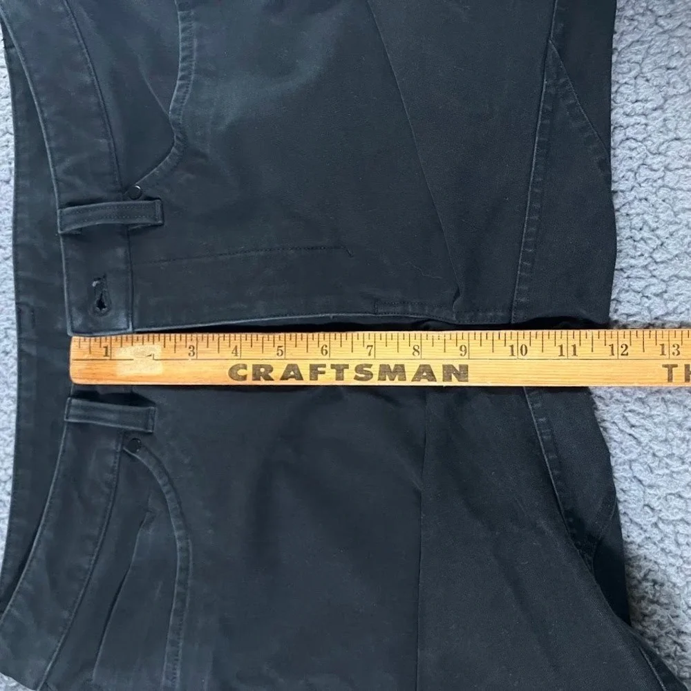 Lululemon Mens 31x30 Charcoal Black Slim Fit ABC Pants Canvas Techwear Commuter